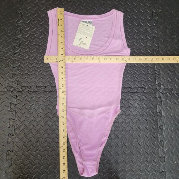 Ritmo Di Perla Bodysuit Sleeveless Pink Viscose IT Size 40 Small NWT - Picture 7 of 8